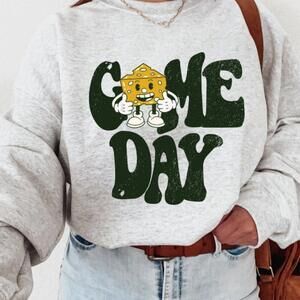 Green Bay Football Wisconsin Sweatshirt Cheese Head Sweater